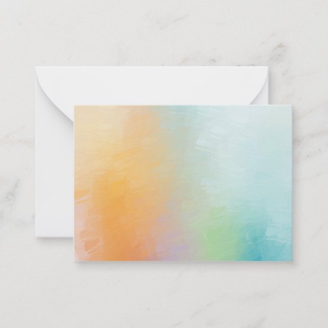 Custom Modern Colorful Abstract Blank Template (Front)