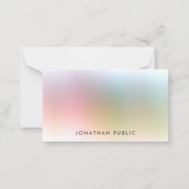 Custom Modern Colorful Template Elegant Simple (Front)