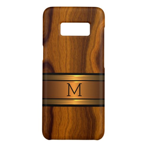 Custom Modern Cool Trendy Wood Grain Pattern Case_Mate Samsung Galaxy S8 Case