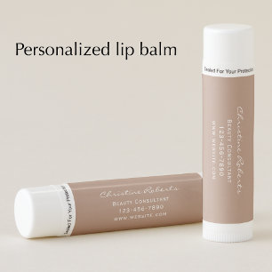 Custom Modern Copper Business Promotional Gift Lip Balm