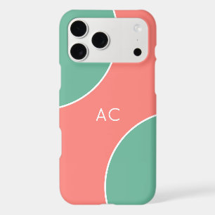Custom Modern Coral Minimalist iPhone 17 Pro Max Case