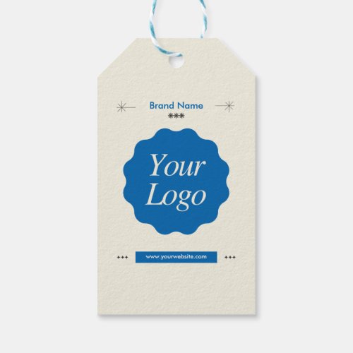 Custom Modern Corporate Business Brand Logo Gift Tags