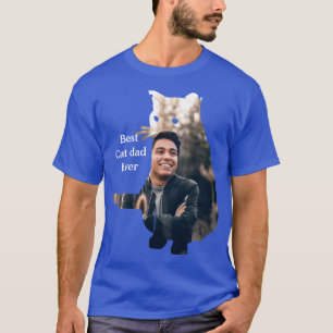 Custom modern cute cat photo template T-Shirt