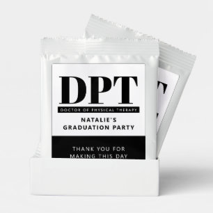 Custom Modern DPT Doctor of Physical Therapy Hot Chocolate Drink Mix
