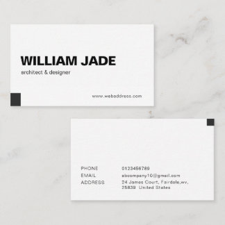 Custom Modern & Elegant Business Card Design