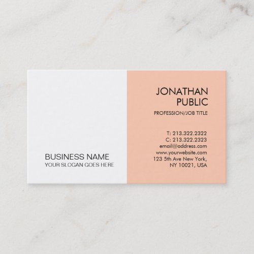 Custom Modern Elegant Corporate Company Template Business Card