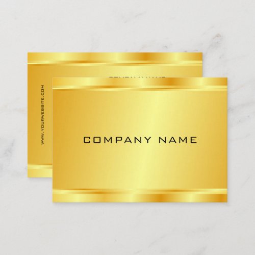 Custom Modern Elegant Faux Gold Glamorous Luxury Business Card