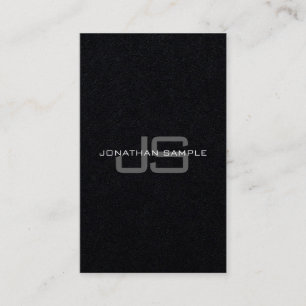 Custom Modern Elegant Monogram Template Luxury Business Card