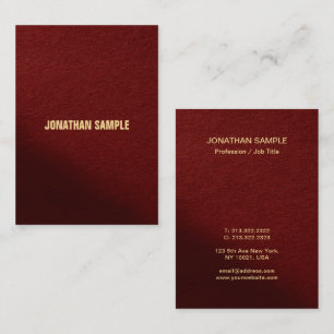 Custom Modern Elegant Template Mighty Vertical Business Card