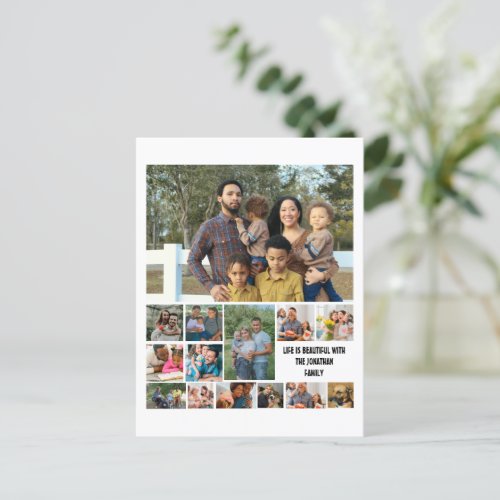 Custom Modern Family 14 Photo Collage Template