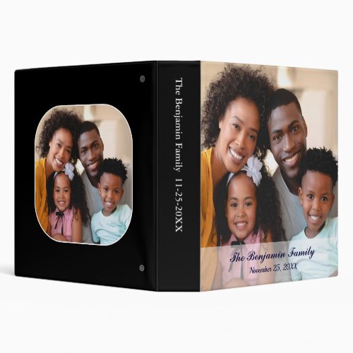 Custom Modern Family Kids Photos Personalize 3 Ring Binder