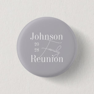 Custom Modern Family Reunion Keepsake Button