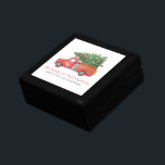Custom Modern Firefighter Christmas Fire Truck  Gift Box<br><div class="desc">Custom Modern Firefighter Christmas Watercolor Red Fire Truck  Happy Holidays Xmas Gifts</div>