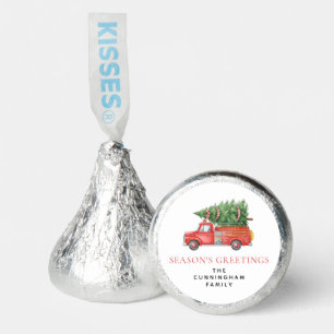 Custom Modern Firefighter Christmas Fire Truck  Hershey®'s Kisses®