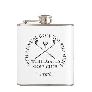 Custom Modern Golf Club Tournament Flask