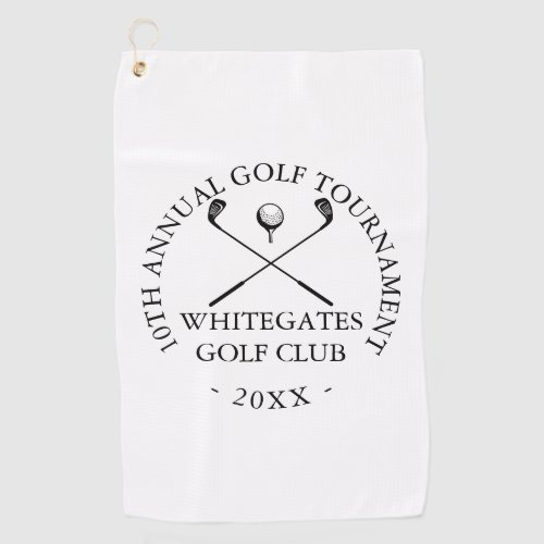 Custom Modern Golf Club Tournament  Golf Towel