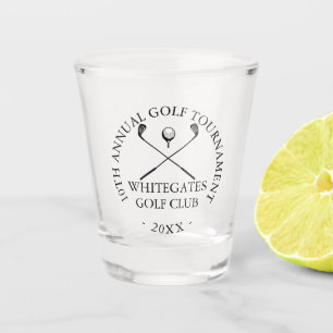 Custom Modern Golf Club Tournament  Shot Glass