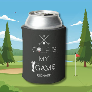 *Custom Modern Golf is My Game Personalized Can Cooler