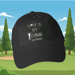 *Custom Modern Golf is My Game Personalized Hat