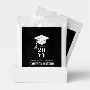 Custom Modern Grad Hat and Tassel Graduation Lemonade Drink Mix