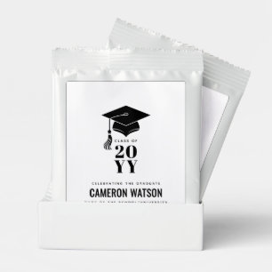 Custom Modern Grad Hat and Tassel Graduation Lemonade Drink Mix