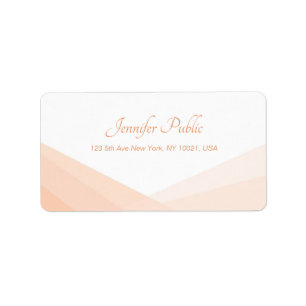 Custom Modern Handwritten Text Simple Address Label