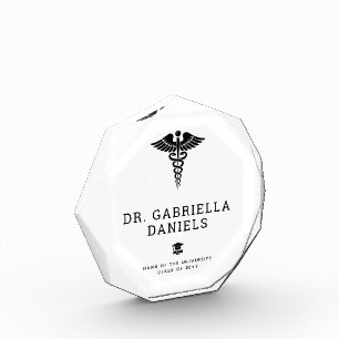Custom Modern Medical School Doctor Graduation Acrylic Award