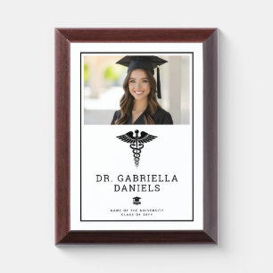 Custom Modern Medical School Doctor Graduation Award Plaque