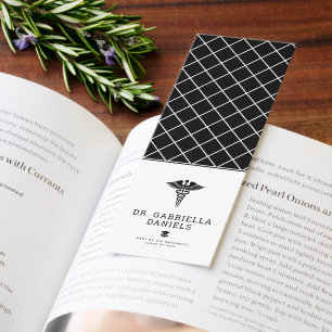 Custom Modern Medical School Doctor Graduation Bookmarks
