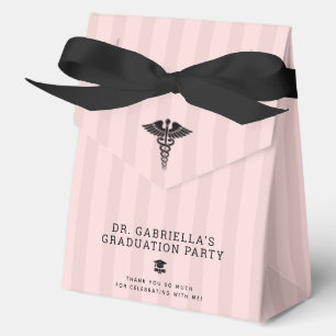 Custom Modern Medical School Doctor Graduation Favor Boxes
