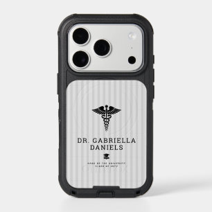 Custom Modern Medical School Doctor Graduation iPhone 17 Pro Case