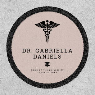 Custom Modern Medical School Doctor Graduation Patch