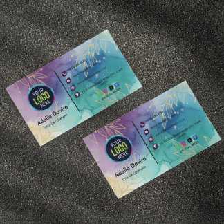 Custom Modern Minimalist Logo for Social Media & Business Card