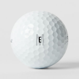 Custom Modern Monogram Titleist VI Golf Balls
