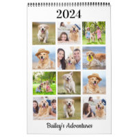 Custom Modern Photo Family Dog Pet Create Your Own Calendar | Zazzle Custom Modern Photo Family Dog Pet Create Your Own Calendar | Zazzle