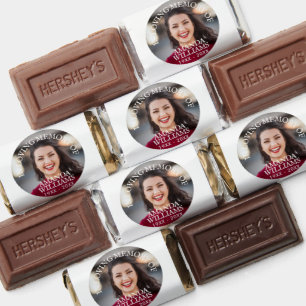 Custom Modern Photo Memorial Keepsake Chocolate Hershey's Miniatures