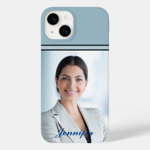 Custom Modern Photo Picture Personalize Case-Mate iPhone 14 Case