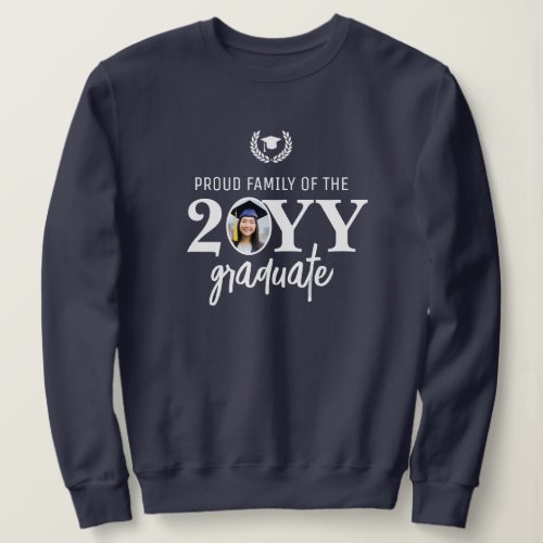 Custom Modern Proud Family of the Graduate Sweatshirt