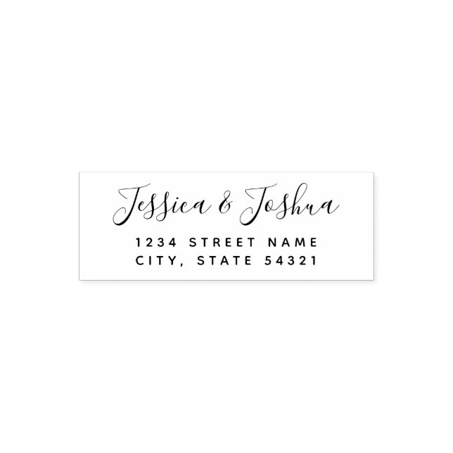 Custom Modern Return Address Self-inking Stamp (Design)