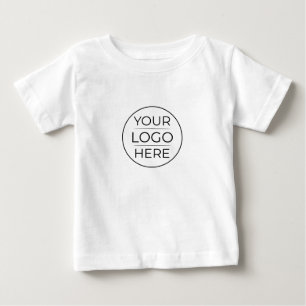 Custom Modern Round Business Logo Baby T-Shirt