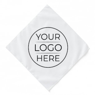 Custom Modern Round Business Logo Bandana