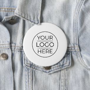 Custom Modern Round Business Logo Button