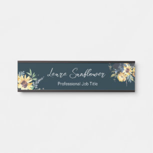 Custom Modern Rustic Creative Office Door Sign