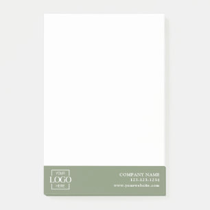 Custom Modern Simple Business Logo Professional Post-it Notes