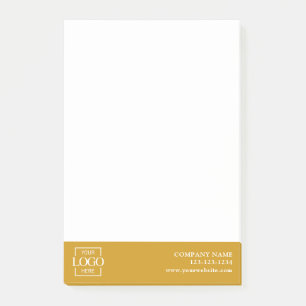 Custom Modern Simple Business Logo Professional Post-it Notes