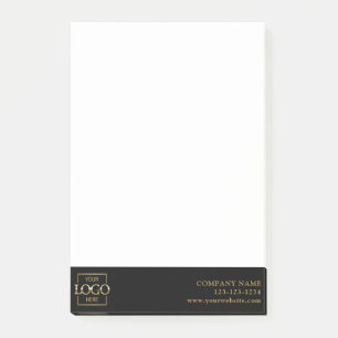 Custom Modern Simple Business Logo Professional Post-it Notes