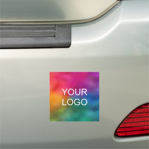 Custom Modern Simple Business Logo Template Car Magnet