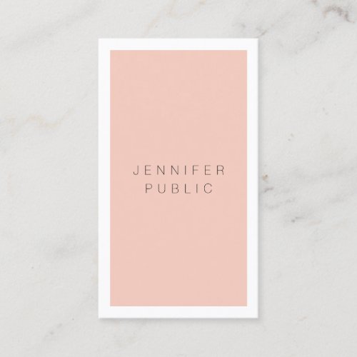 Custom Modern Simple Elegant Minimalist Template Business Card