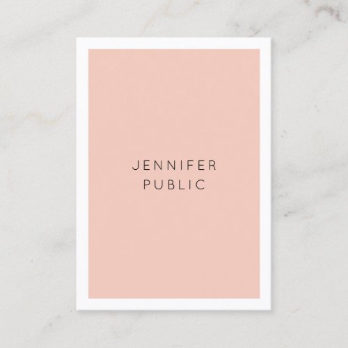 Custom Modern Simple Elegant Minimalist Trendy Business Card