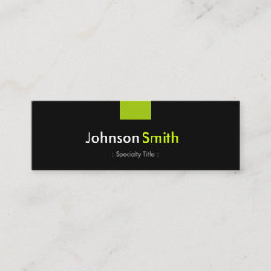 Custom Modern - Simple Mint Green Color Tiny Mini Business Card